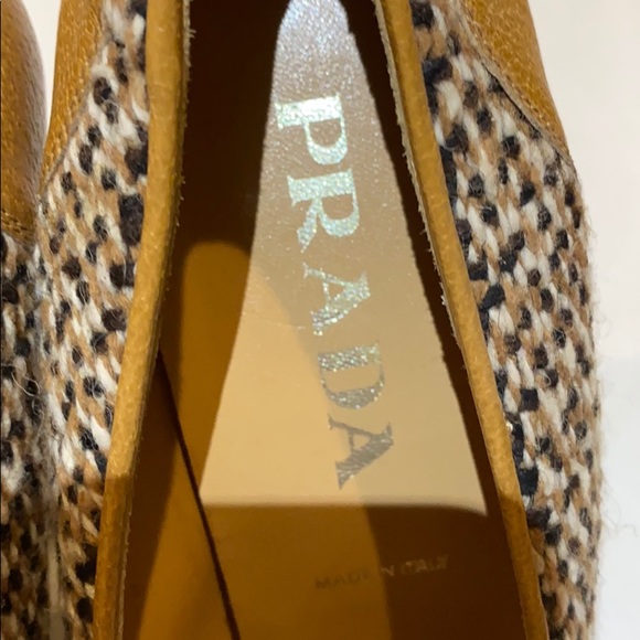 Prada tweed Heels 401/2 - Picture 2 of 6